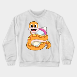 Snake with Baby bottle Crewneck Sweatshirt